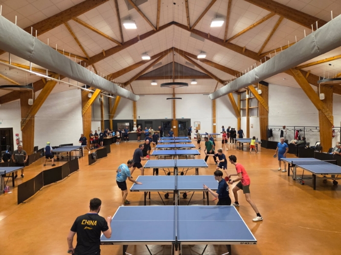 Les participants en plein match